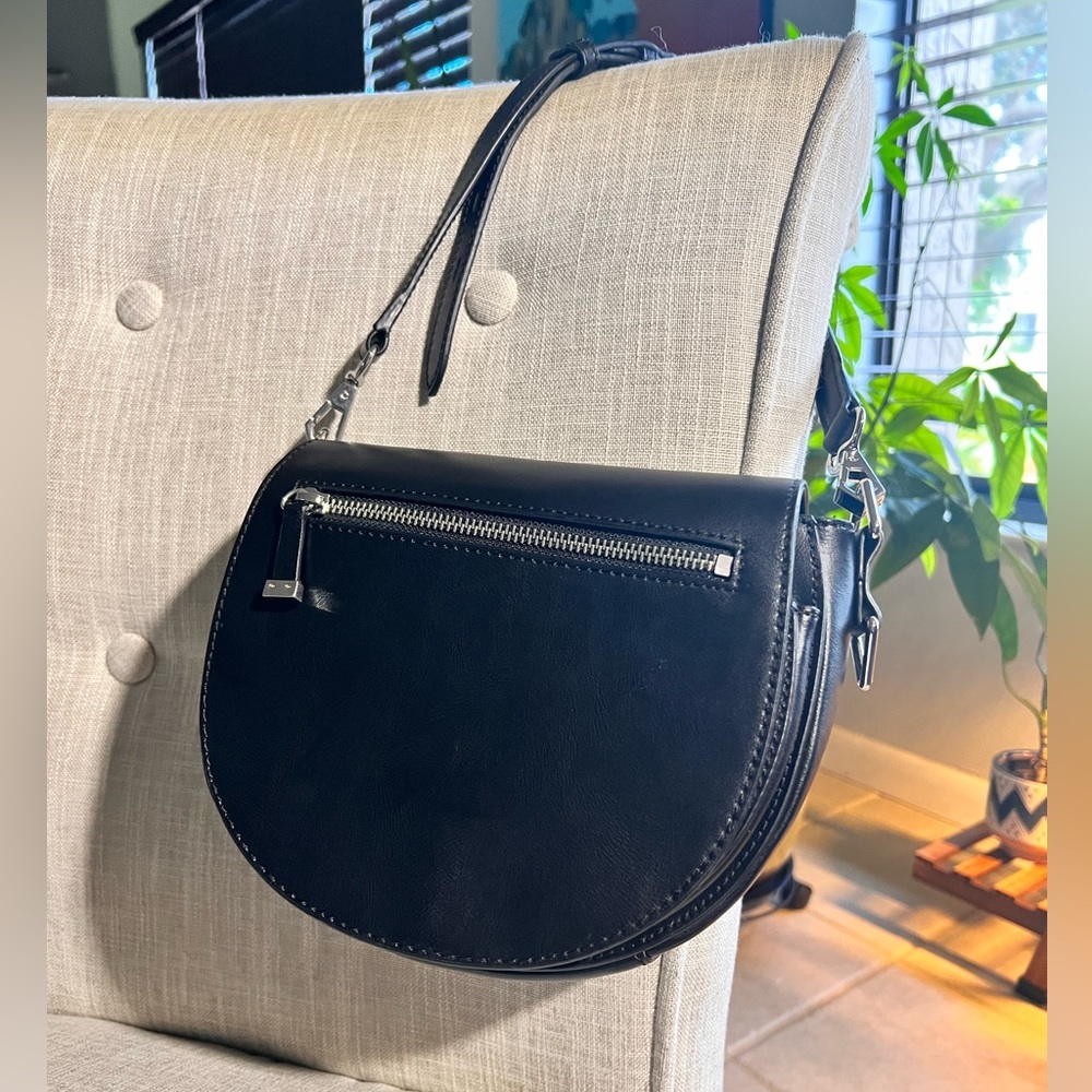 Rebecca Minkoff Aster Saddle Bag Black